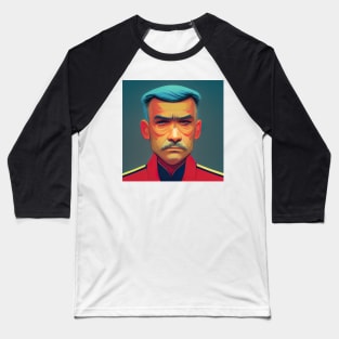 Colonel | Comics Style Baseball T-Shirt